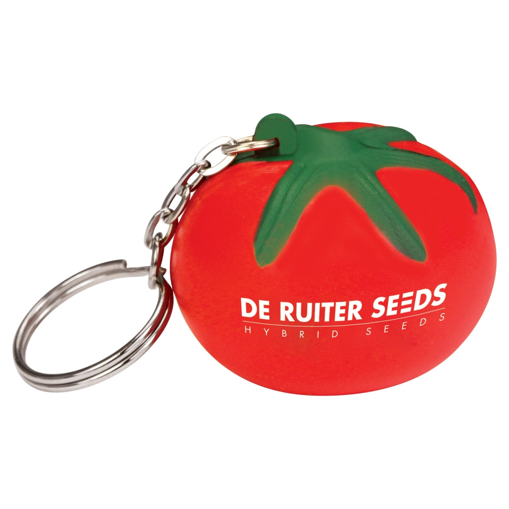Branded Tomato Keyring Stress Toy