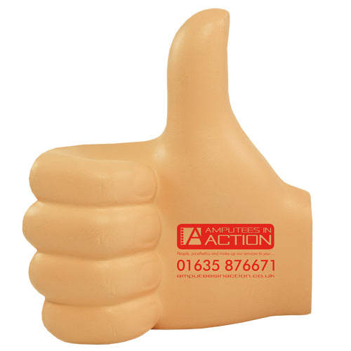 Branded Thumbs Up Stress Toy