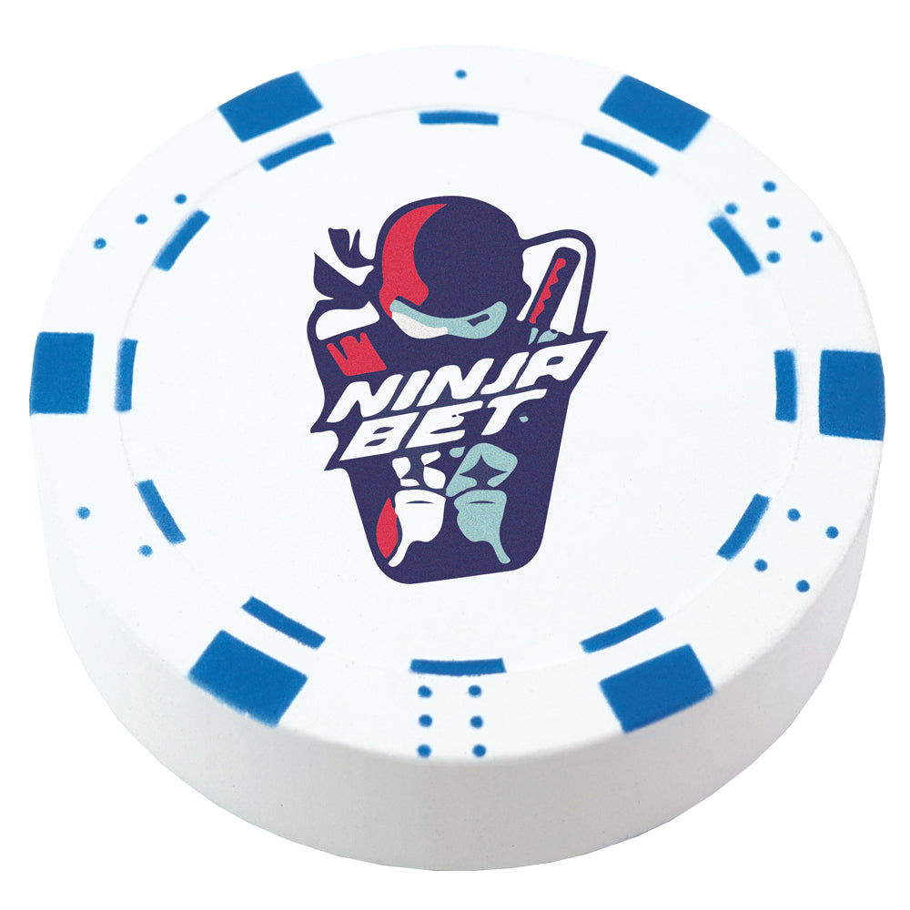 Branded Poker Chip Stress Toy