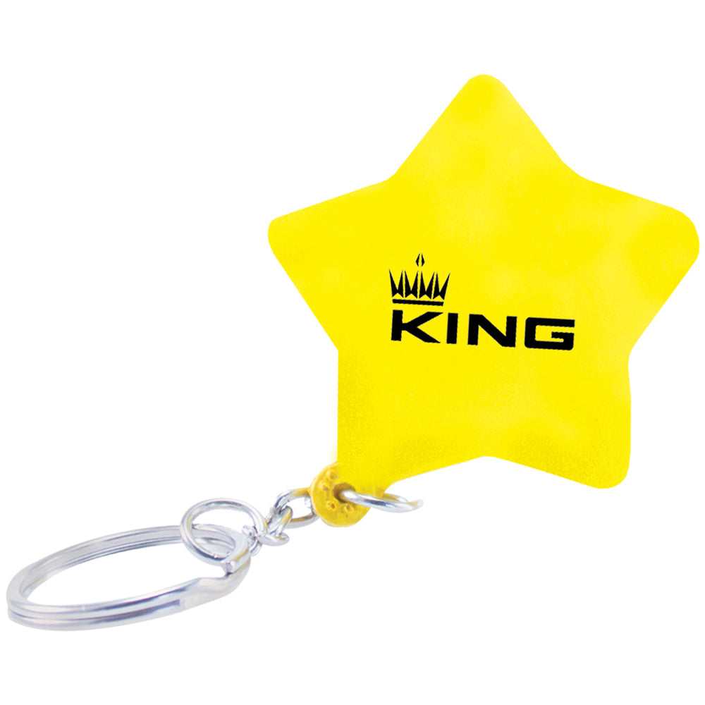 Branded Star Keyring Stress Toy