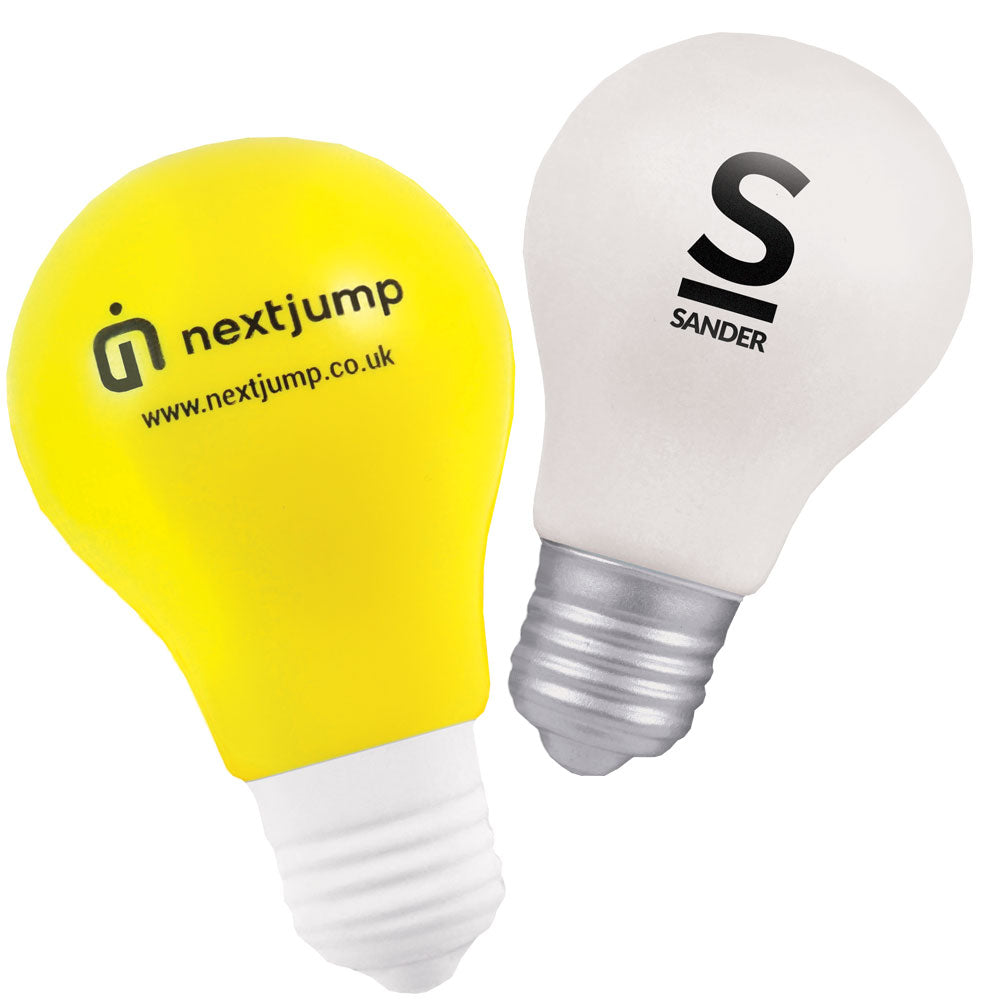 Branded Light Bulb Stress Toy