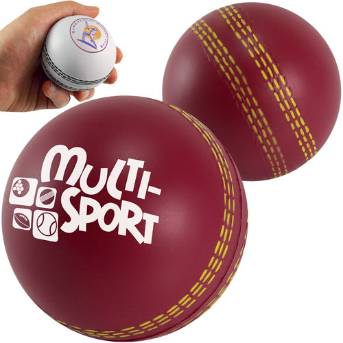 Branded Cricket Ball Stress Toy