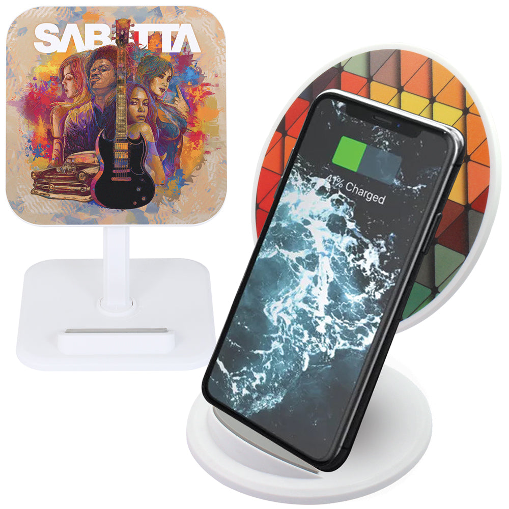 Branded Desktop Wireless Charging Stand (Extendable)