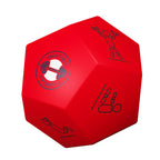 Branded 12 Sided Decision Ball Stress Toy