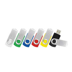 Branded USB Drive Swivel - 1GB