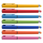 Branded Soft Touch Gel Pen with Matching Stylus