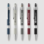Branded Recycled Aluminium Chrome Trim Stylus Pen