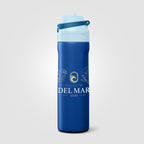 Branded Insulated Stainless Steel Flip-Straw Bottle 690ml