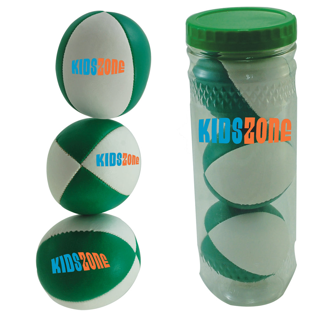Branded Juggling Balls - Premium - Set Of 3 Stress Toy