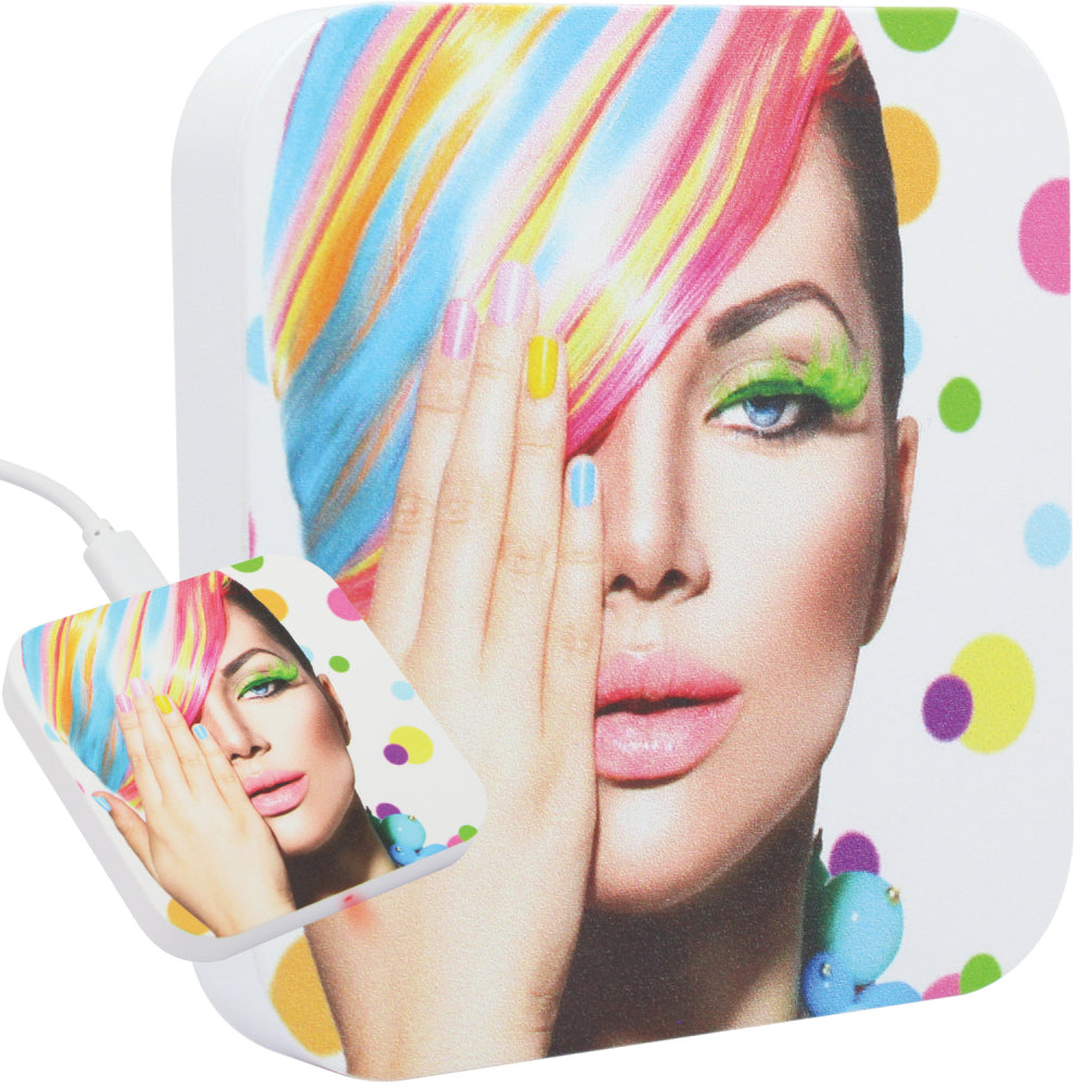 Branded Square Desktop Wireless Charger