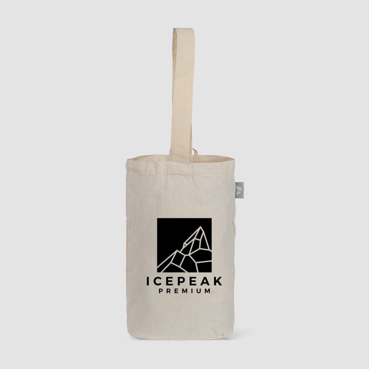 Branded Recycled Cotton Wine Bag with Divider