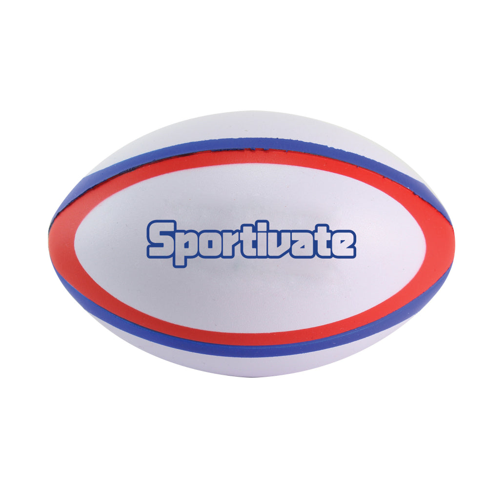 Branded Rugby Ball Stress Toy