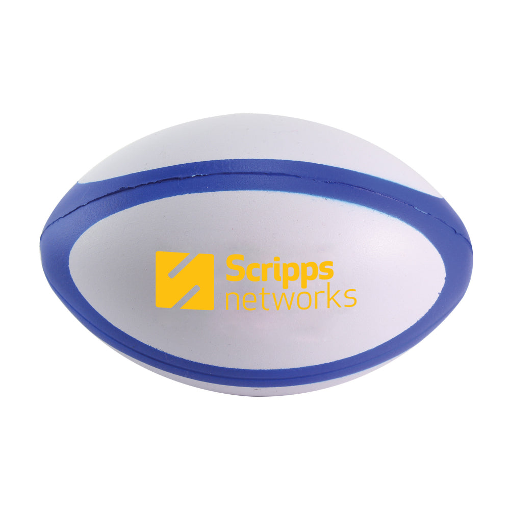 Branded Rugby Ball Stress Toy