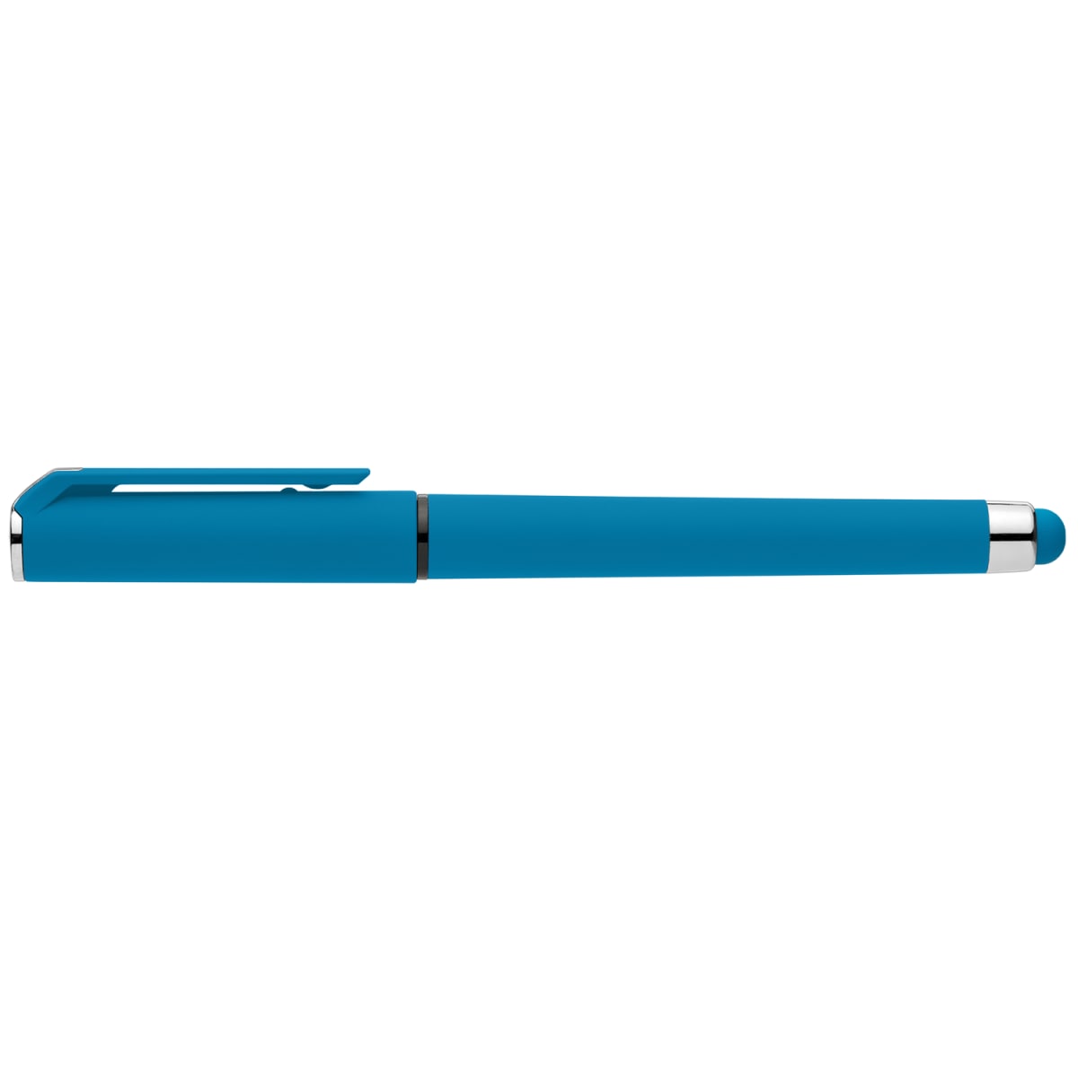 Branded Recycled ABS Gel Pen with Rubber Grip