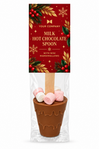 Branded Christmas Hot Chocolate Stirrers