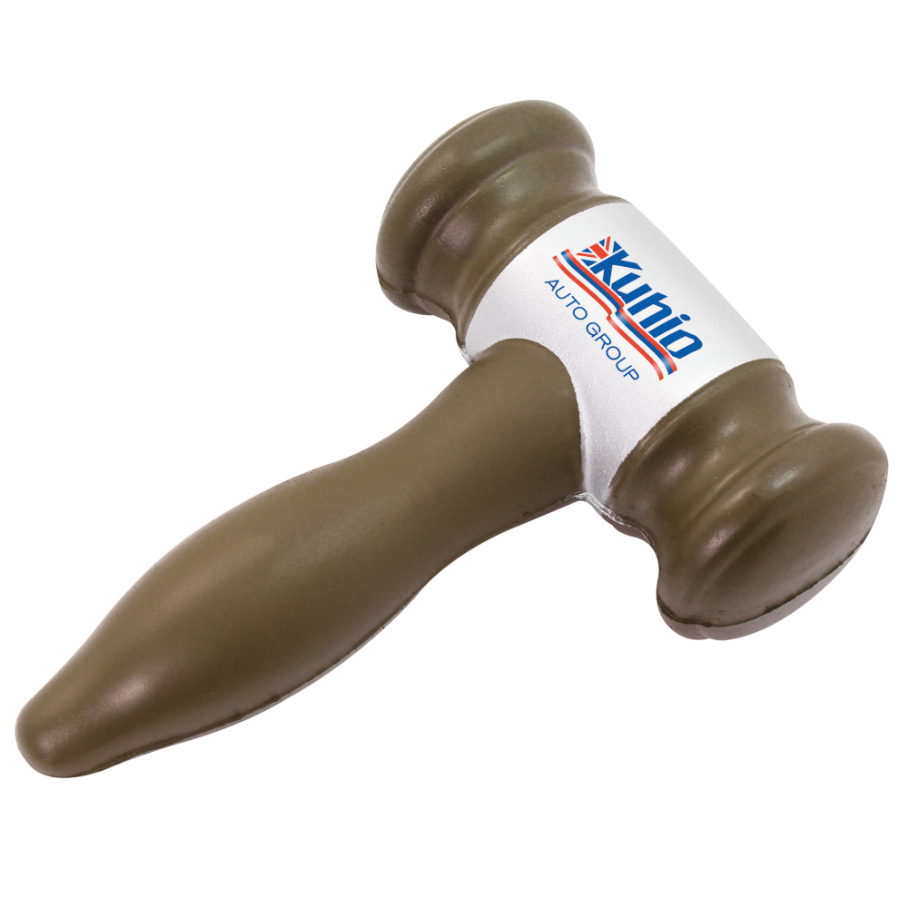 Branded Gavel Stress Toy
