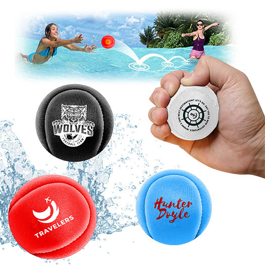 Branded Squishy Skim Ball Stress Toy