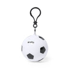 Branded Football Raincoat Keyring Stress Toy