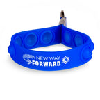 Branded Pop It Wrist Strap Keychain Stress Toy