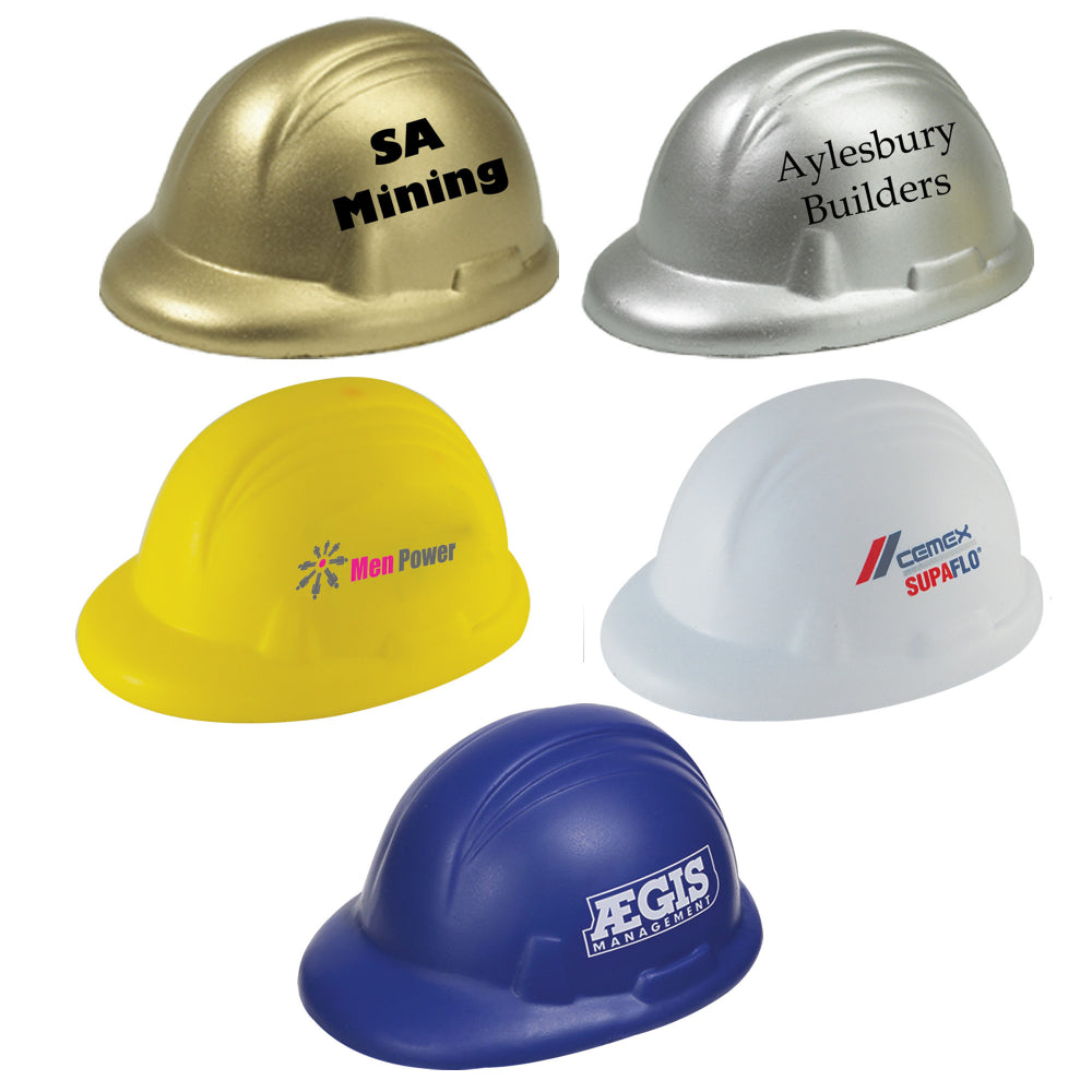 Branded Hard Hat Stress Toy