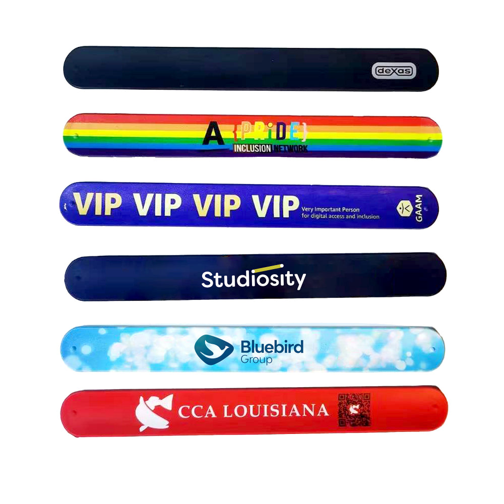 Branded Silicone Slap Band
