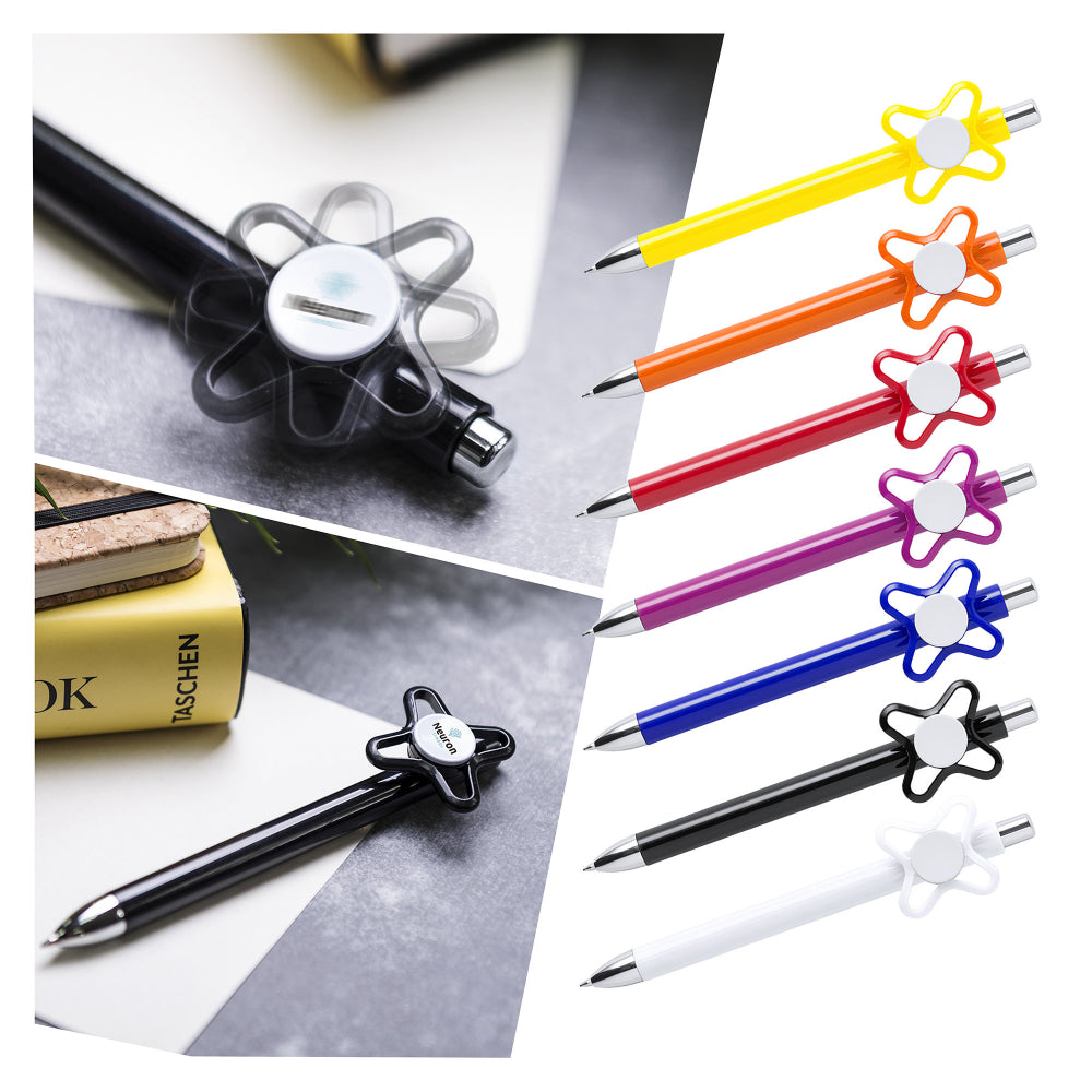Branded Pen with Fidget Spinner