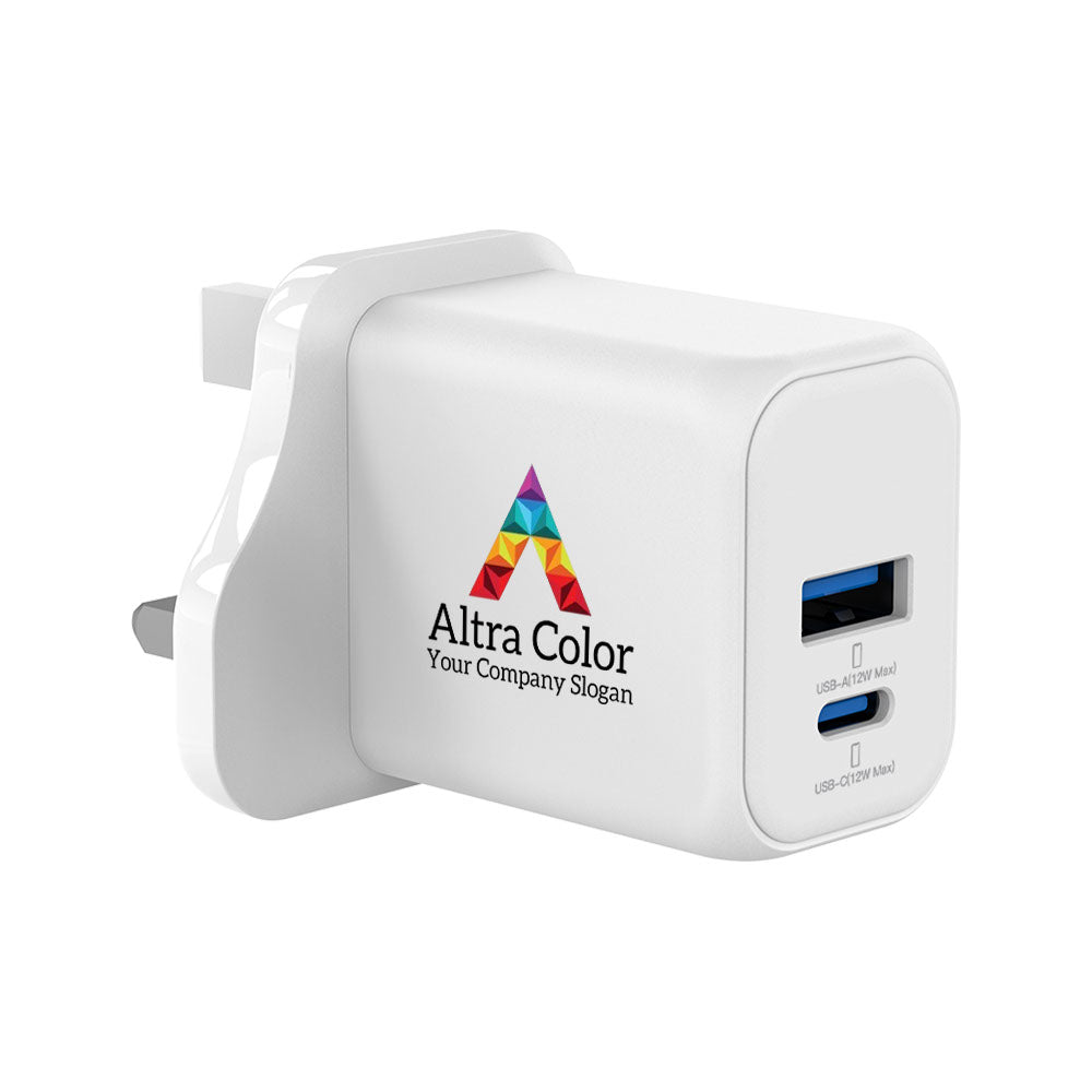 Branded USB Charger Plug 12W