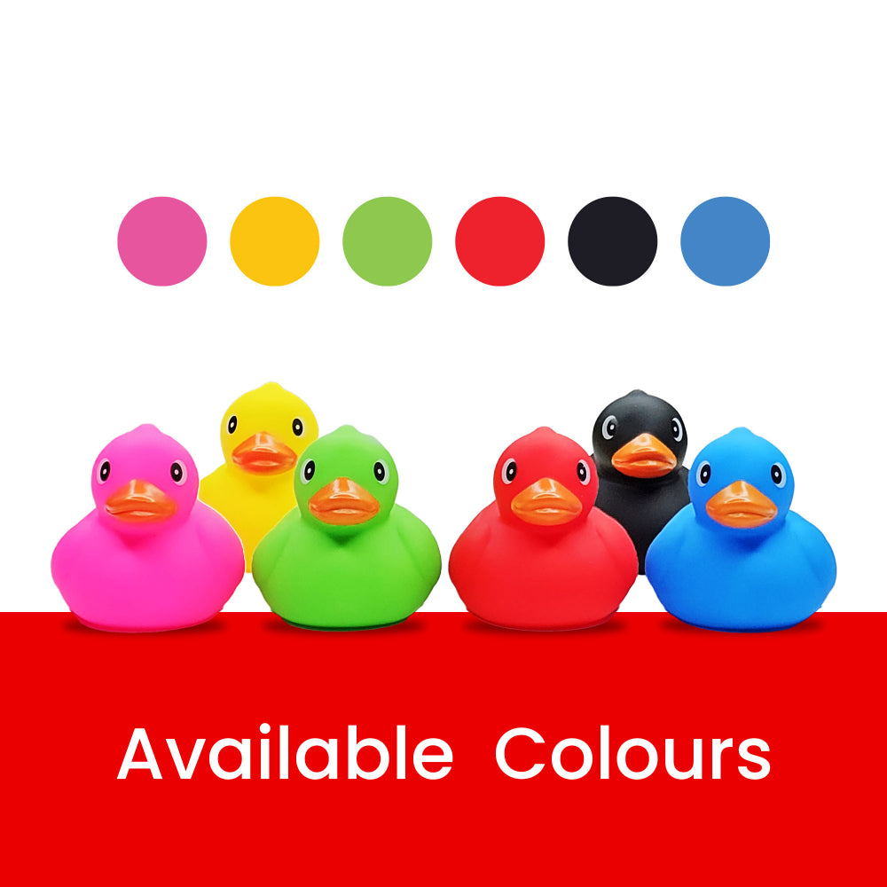Branded Soft Touch Rubber Duck Stress Toy