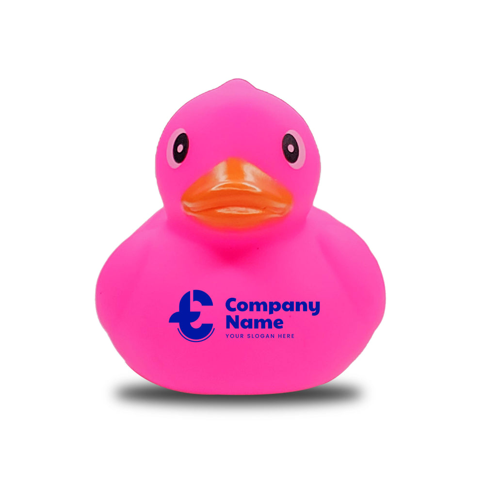 Branded Soft Touch Rubber Duck Stress Toy