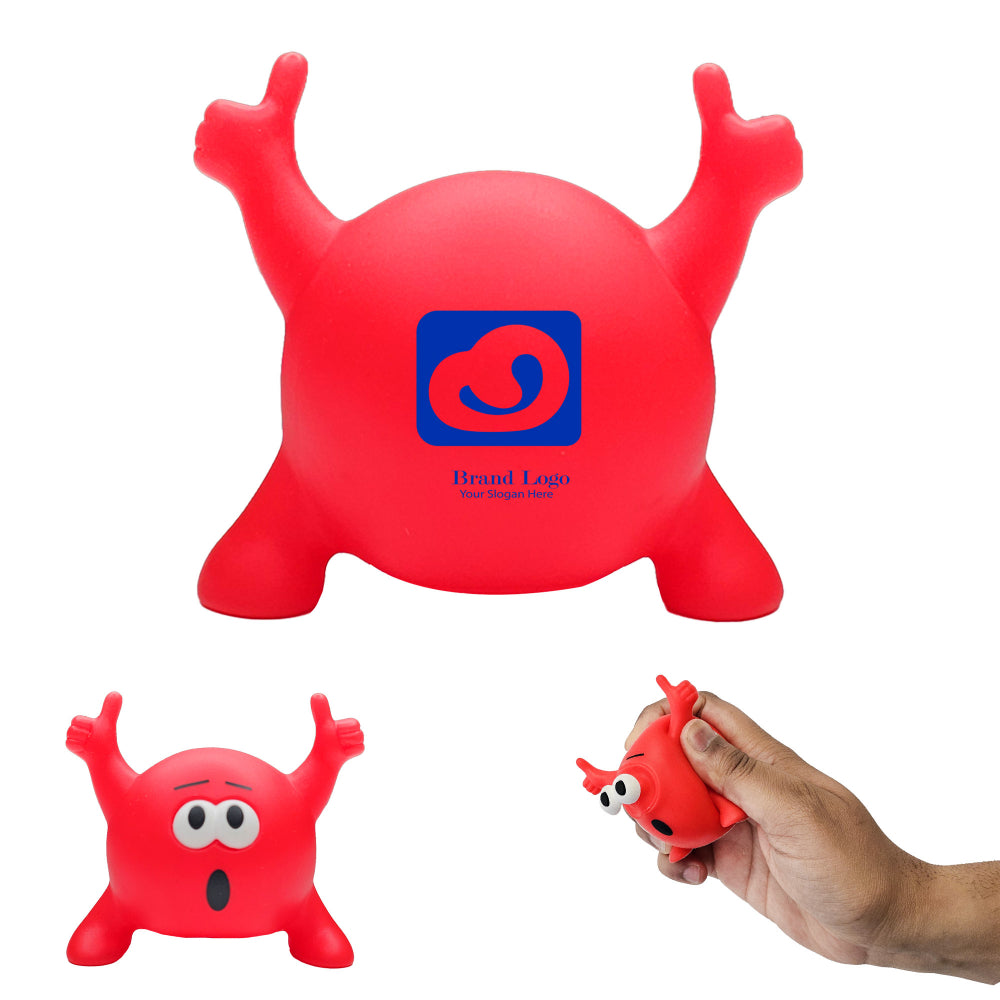 Branded Pop-i Man Stress Toy