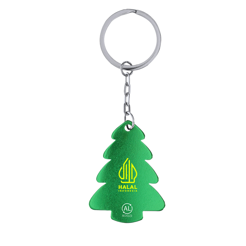 Branded Christmas Tree keyring Stress Toy