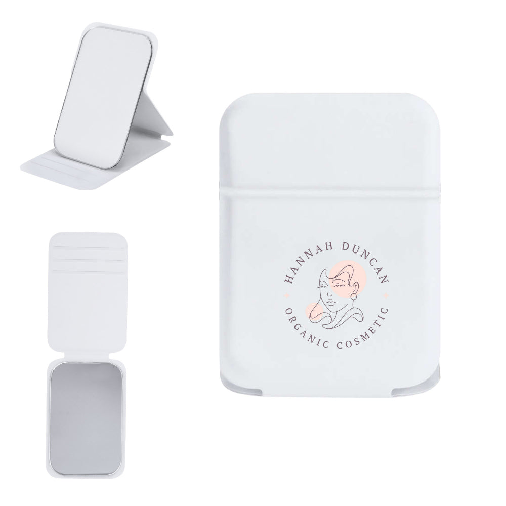 Branded Mirror with Soft Cover Stress Toy