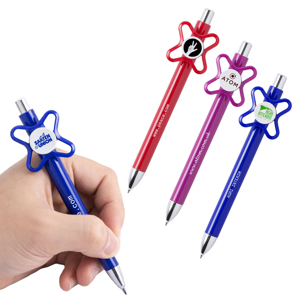 Branded Pen with Fidget Spinner