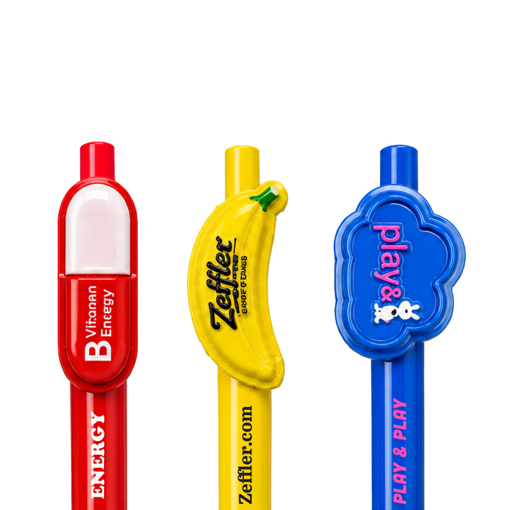 Branded Bespoke PVC Clip Pens