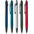 Branded Recycled Aluminium Bolt Action Pen with Stylus