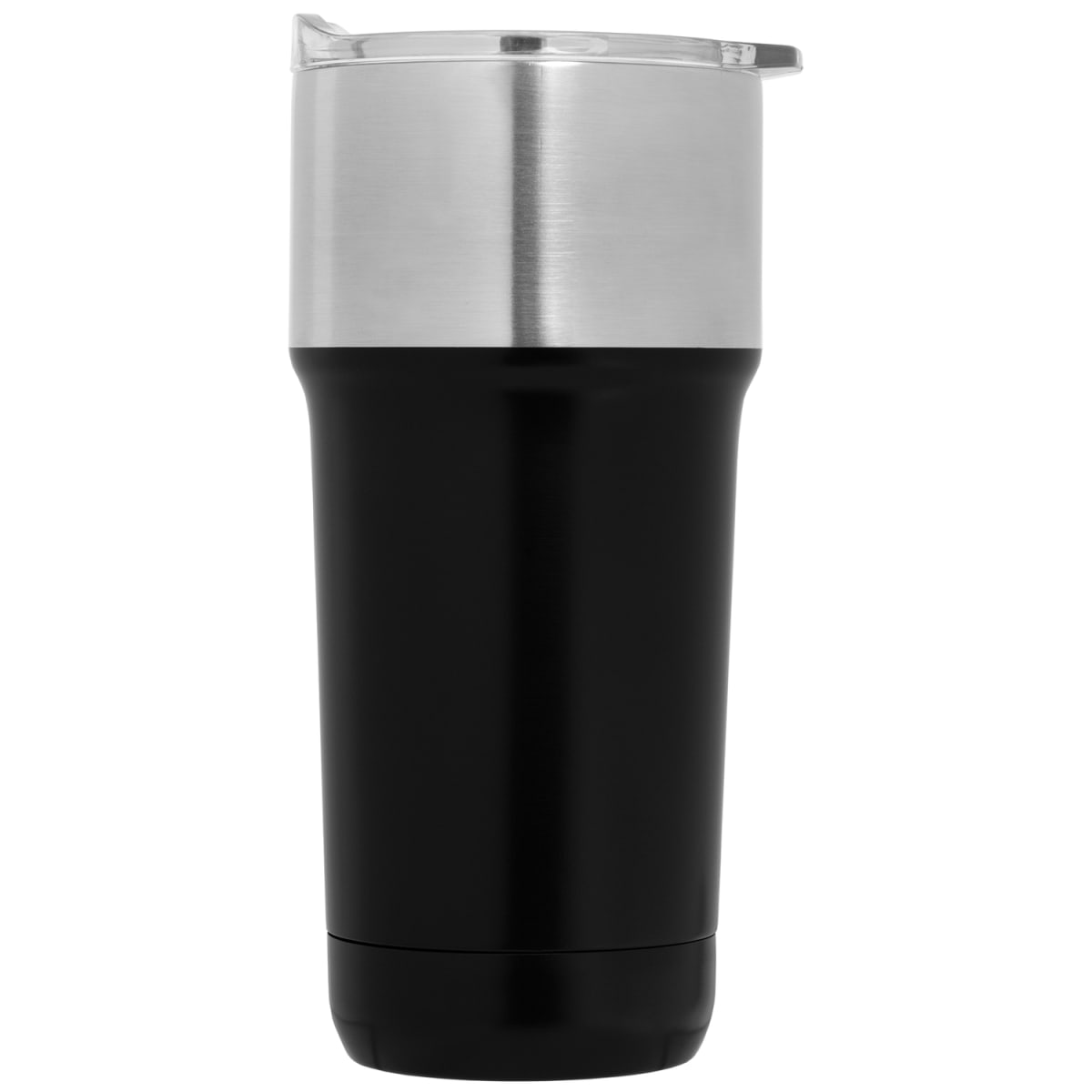 Branded Double Wall Steel Tumbler with Ceramic Lining 590ml in Black