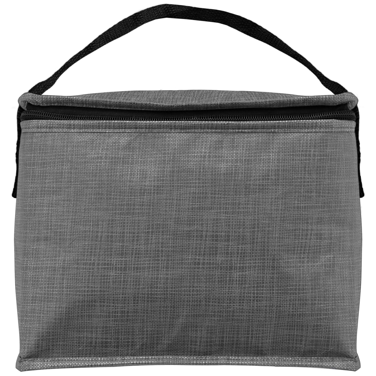 Branded rPET Cooler Lunch Bag with Carry Strap in Gray