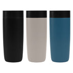 Branded Recycled Stainless Steel Tumbler with Press Lid 385ml