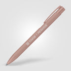 Branded Monochrome Rose Gold Metal Pen