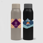 Branded Recycled Steel Carbonated Drinks Bottle 590ml