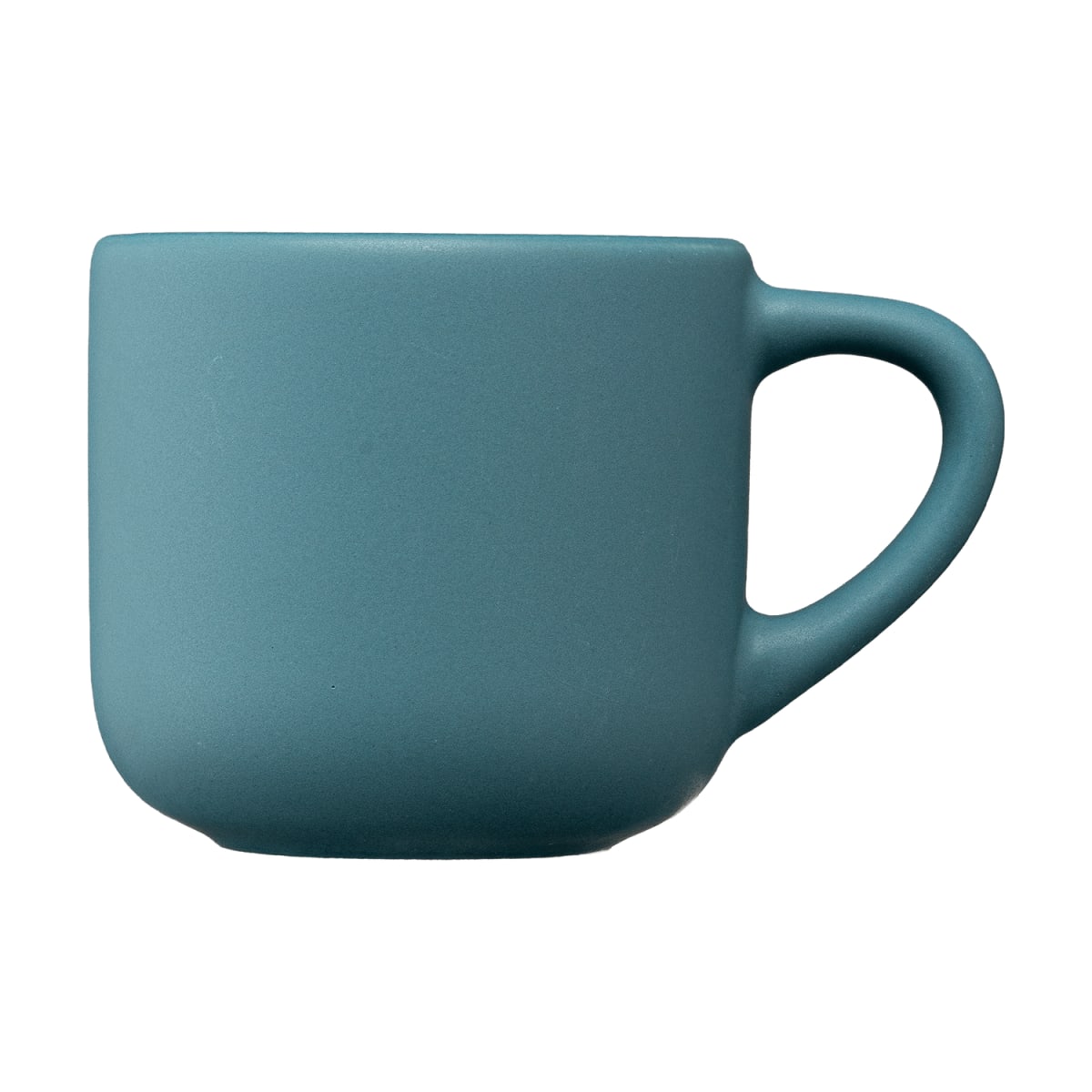 Branded Matte Ceramic Espresso Mug 90ml in Icy Blue