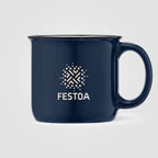 Branded Glossy Ceramic Campfire Mug 445 ml
