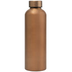 Branded Recycled Stainless Steel Metallic Bottle 710ml in Copper