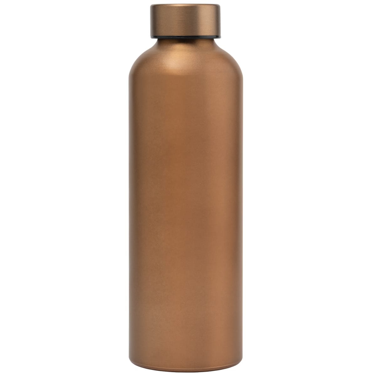 Branded Recycled Stainless Steel Metallic Bottle 710ml in Copper