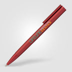 Branded Retractable Aluminium Pen with Rubberised Barrel