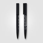 Branded Black Metal Ballpoint Pen with Mirror Engraving