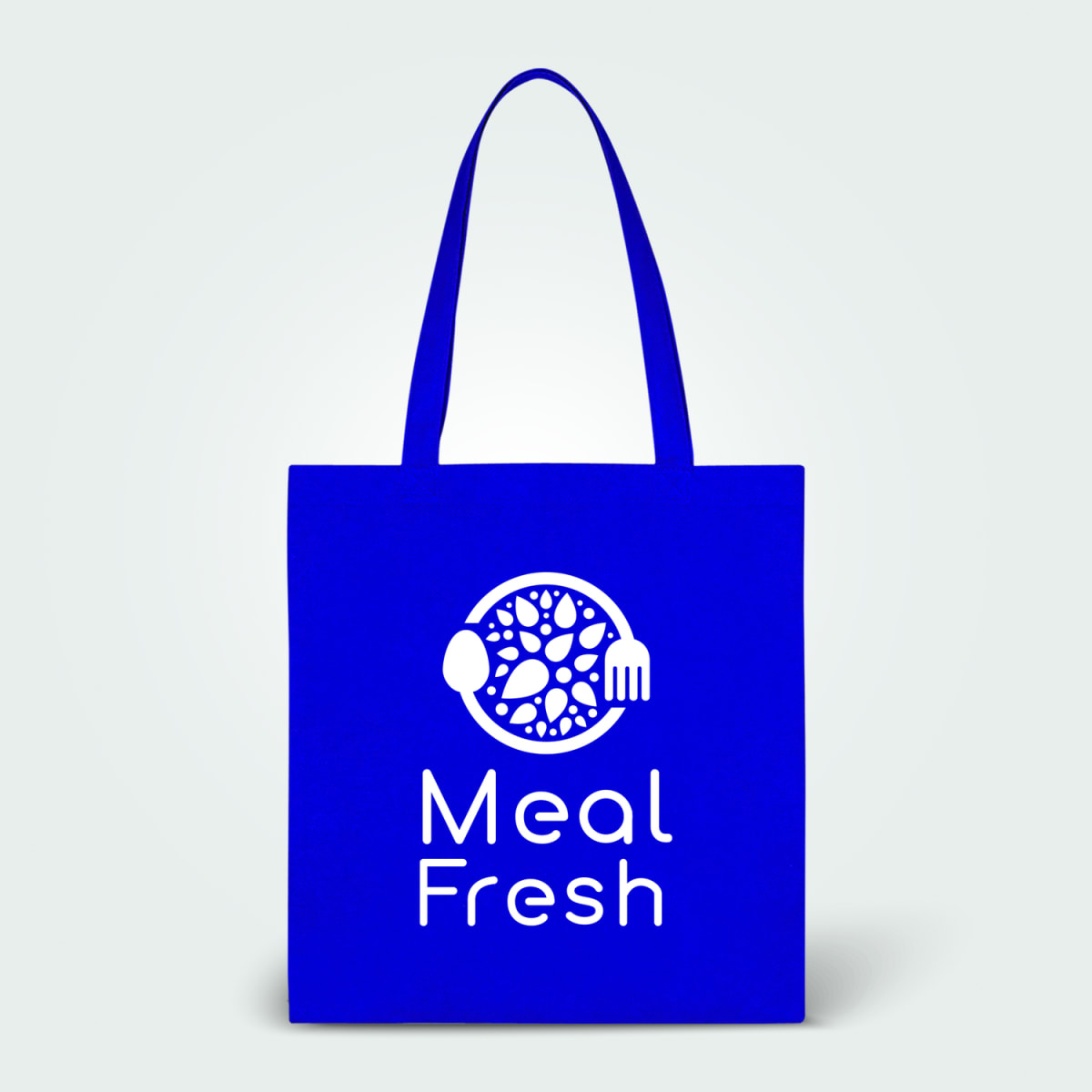 Branded Budget Non-Woven Tote Bag in Royal Blue