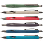 Branded Recycled Plastic Stone Finish Stylus Pen