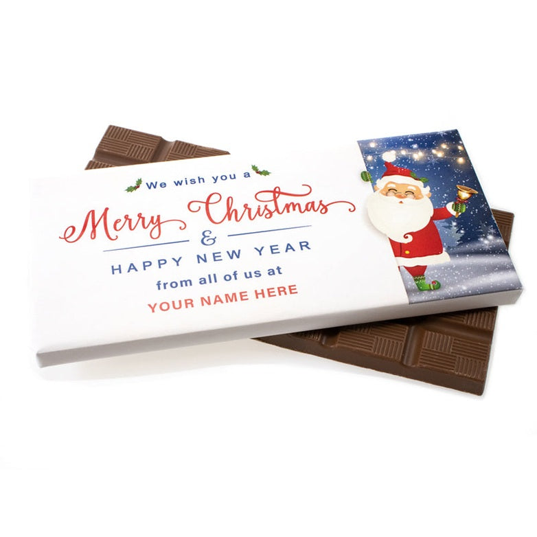 Branded Christmas Chocolate Bar