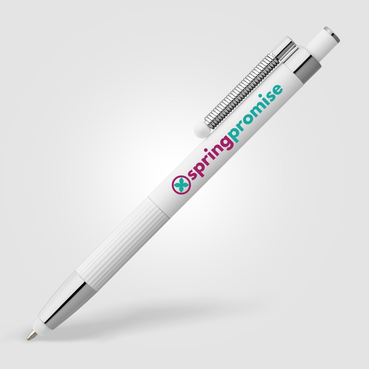 Branded Recycled Aluminium Fidget Stylus Pen